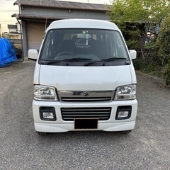 車検たっぷりH16年式エブリィワゴン　ジョイポップターボ　純正フ...