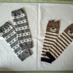 レッグウォーマー☆ﾐｯｷｰ&ｸﾏ☆2足ｾｯﾄ