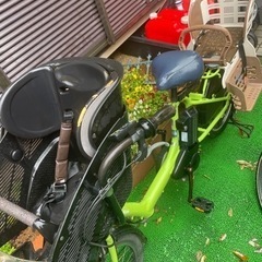 ヤマハ　電動付き自転車　ママチャリ
