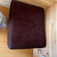 3人がけソファ　足おき付きの画像