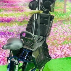 5228子供乗せ電動アシスト自転車ブリヂストン3人乗り対応20インチ