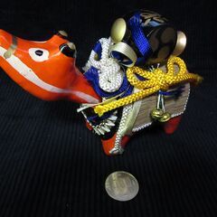 張り子の赤べこ