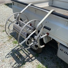 ホース巻取機 50m 【アルミス 軽トラ用 ラック式巻取機 動噴...