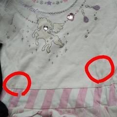 【取引中】夏 半袖ワンピース130  ３着の画像