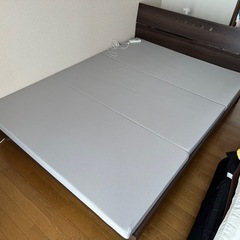 [再販!!]ダブルベッド 購入から2年使用