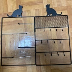 受け渡し決定 黒猫のアクセサリーホルダー