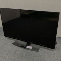 高年式!2021年製!シャープ AQUOS 4K 液晶テレビ Android TV45型 YouTube Netflix マイク 4T-C45BL1 中古家電 店頭引取歓迎 R7158)