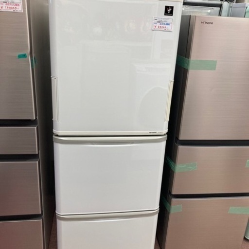 【激安　冷蔵庫】シャープ　両開き冷凍冷蔵庫　314L