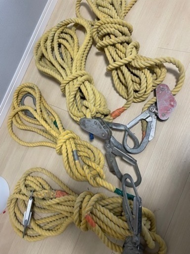 決定しました。　足場用　緊張器付き親綱ロープ