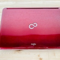 ノートPC  FUJITSU  LIFEBOOK  AH77/E   Corei7  赤  RED