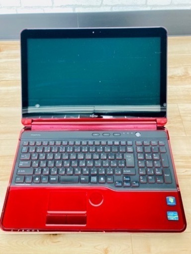 ノートPC  FUJITSU  LIFEBOOK  AH77/E   Corei7  赤  RED