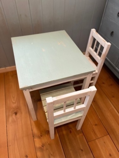 木製キッズチェア &テーブル　IKEA