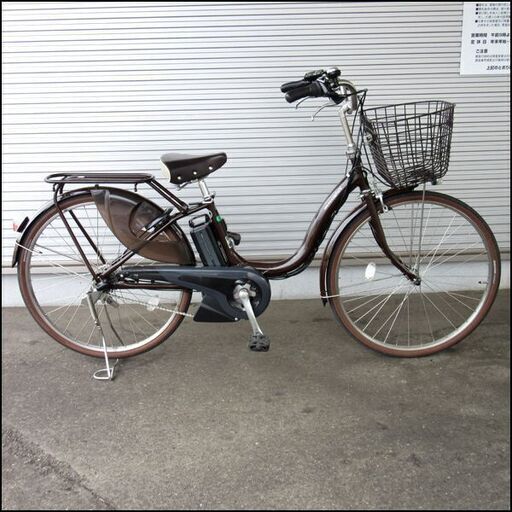 No 0901 電動自転車 ヤマハ PAS Natura 26インチ ブラウン YAMAHA パス ナチュラ26