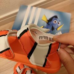 アディダス新品 キッズサンダル 靴 シューズの画像