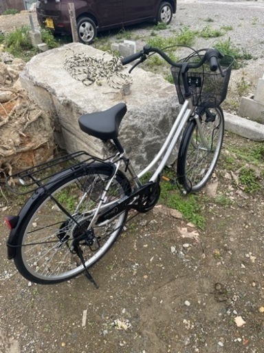 ママチャリ、ギア付き、空気入れ付き5/27まで