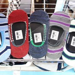 【各100円】新品 メンズ 見えない靴下 25～27cm