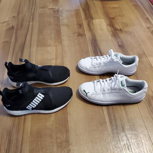 美品☆PUMA　プーマ　スニーカー　スリッポン　シューズ　27cm　２足セット
