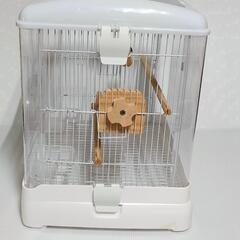 三晃商会 中古イージーホーム クリアバード 35WH(ホワイト)(36×34×43cm) 鳥 ケージ 鳥かごの画像