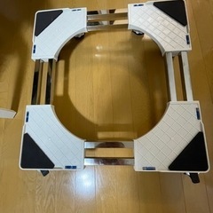 洗濯機 置き台 ドラム式対応 キャスター付き 