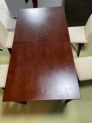 伸縮ダイニングテーブル