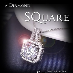 STAGEA CZ SQUARE ネックレス