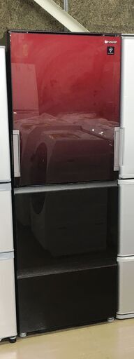 シャープ 冷蔵庫 SJ-GW35H-R 中古品 350L どっちもﾄﾞｱ　2022年製
