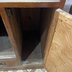 🌟昭和レトロ　水屋　古物　アンティーク🌟【リサイクルショップ道楽屋】の画像