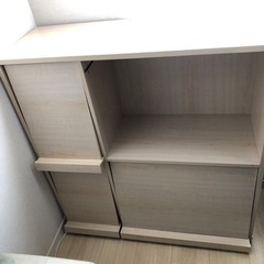 【商談中】蓋付きの棚（右上の蓋なし）