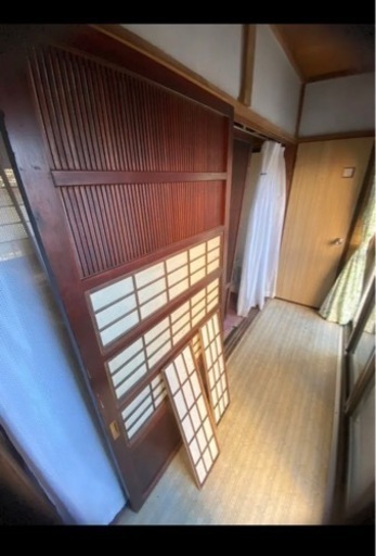 静岡県東部　直接取引 時代建具 千本格子 格子戸 格子 引戸 古民家 建具