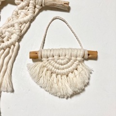 マクラメ タペストリー 2点セットの画像