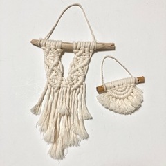 マクラメ タペストリー 2点セット