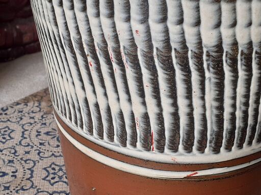 小鹿田焼 傘立て 甕 刷毛目 小鹿田焼 傘立て 甕 刷毛目 小鹿田焼 坂本