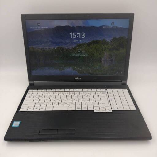 富士通　2018年発売分　高性能7世代Core i5 新品SSD480G搭載　メモリ8G CD/DVD　大画面15.6インチ　テンキー　 Wifi対応　Bluetooth　#15FBA31