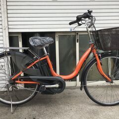 地域限定送料無料　パス　ナチュラ　8,7AH　オレンジ　神戸市　電動自転車 ヤマハ - 地域限定送料無料 パス ナチュラ 8,7AH オレンジ 神戸