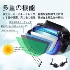 ゴーグル　鼻栓　耳栓　色付の画像