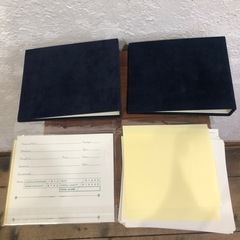 ワインラベル保存ファイル2冊 ワインラベルシール　4個セットの画像