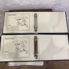 ワインラベル保存ファイル2冊 ワインラベルシール　4個セットの画像