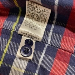 FRED PERRY  フレッドペリー チェックシャツ ネルシャツ メンズ 中古品の画像
