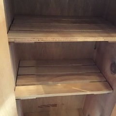 パイン材　キャビネット　カントリー家具の画像