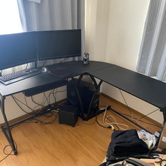L字デスク　パソコンテーブル　PCデスク