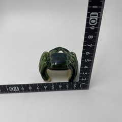茶道具　蓋置　蟹　陶器　アンティークの画像