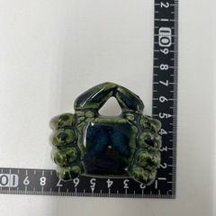 茶道具　蓋置　蟹　陶器　アンティークの画像