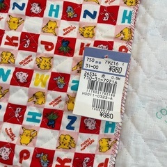 ポケモン　キルティング　生地98✖️0.5m ①の画像