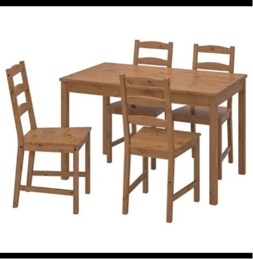 IKEA ダイニングテーブル+イス　4脚セット