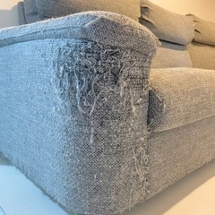 【0円】IKEA ソファー 3人掛け グレーの画像