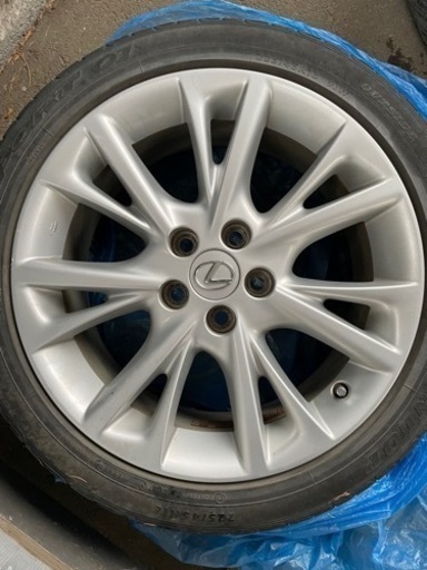 値下げ18インチ レクサス純正ホイールタイヤ 4本セット