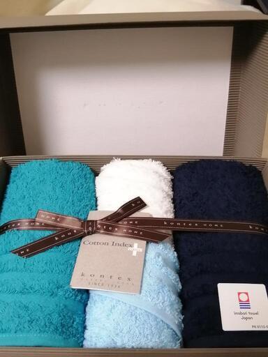 【超美品】新品未使用/今治タオル/フェイスタオル2枚とハンドタオル2枚セット