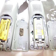 パナソニックコードレス電話機（VE-SV03DW-S)中古美品の画像