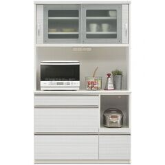 食器棚　ナフコ ナフコ ナフコツーワンスタイル キッチンボード パスタ90 食器棚 幅