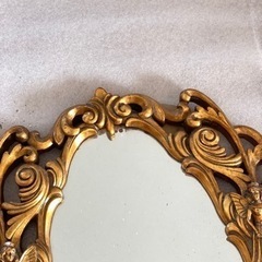 激レア‼️高級‼️約68cmX43cmアンティーク 鏡 ヴィンテージ ビンテージ